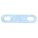 M12 U-Bolt Plate 61mm to 85mm Internal Width Thick Galvanised N-Bolt Backing