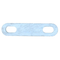M12 U-Bolt Plate 61mm to 85mm Internal Width Thick Galvanised N-Bolt Backing