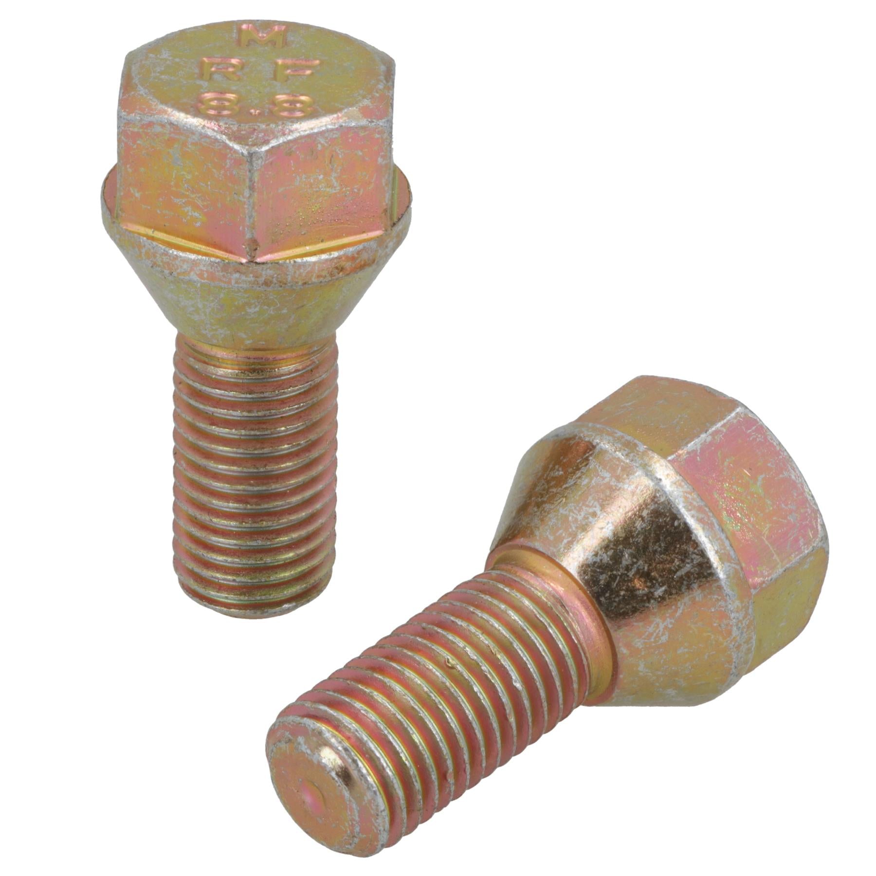 Boulons de roue de rechange M12 x 1,5 pour moyeux de remorque, lot de 4