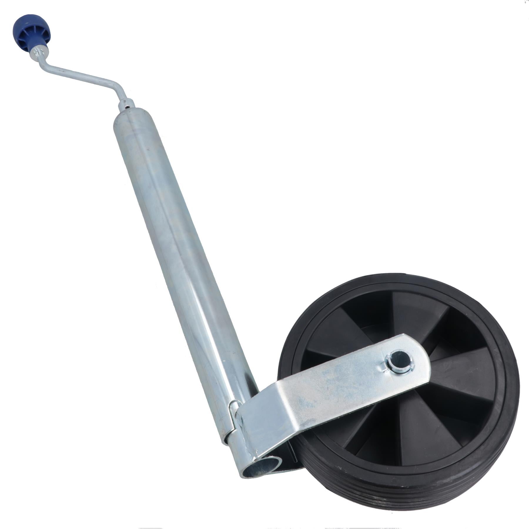 Caravan Jockey Wheel 48mm with Wide Wheel 210mm Diameter Trailer