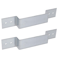 Fence Panel Security Bracket 100mm Anti Rattle Concrete Or Wood Post Clips