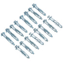 Heavy Duty Metal Plasterboard Cavity Hollow Wall Anchors With Screws 38mm