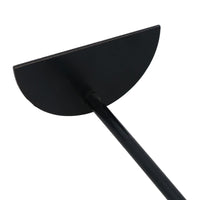 D Ash Rake Scraper, Shovel & Gloves Wood Burner Fire Coal Steel Metal Black