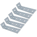 Heavy Duty Angle Bracket Fastening Plate Galvanised Steel 200 x 50 x 50mm