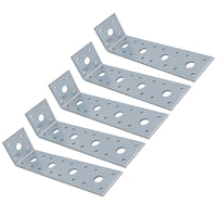 Heavy Duty Angle Bracket Fastening Plate Galvanised Steel 200 x 50 x 50mm