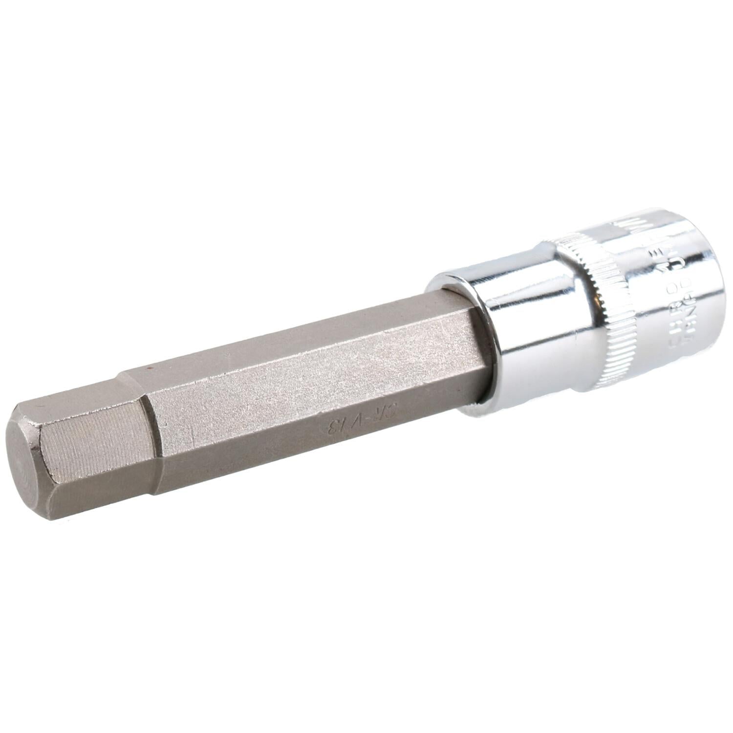 13mm Hex Allen Key Long Bit Internal Socket Metric 1/2" Drive 100mm Length Cr-V