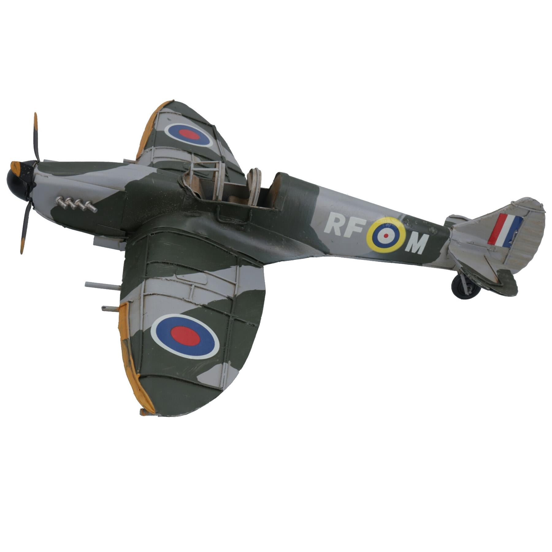 Quality Historical Metal Vintage Fighter Plane Metal Model Replica Ornament Gift
