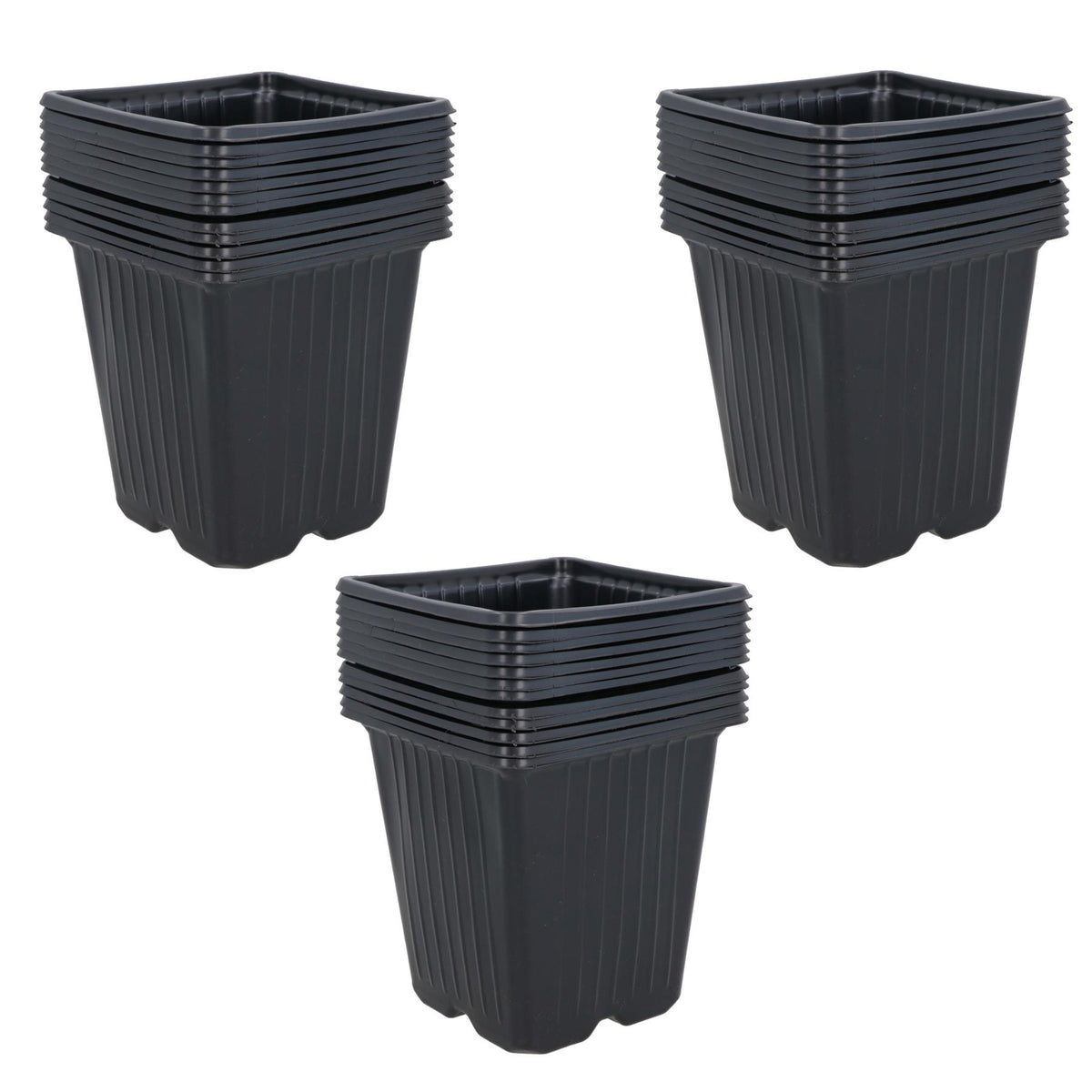 9cm Square Plant Flowers Seeds Seedling Plastic Pots Trays Containers