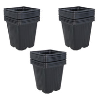 9cm Square Plant Flowers Seeds Seedling Plastic Pots Trays Containers