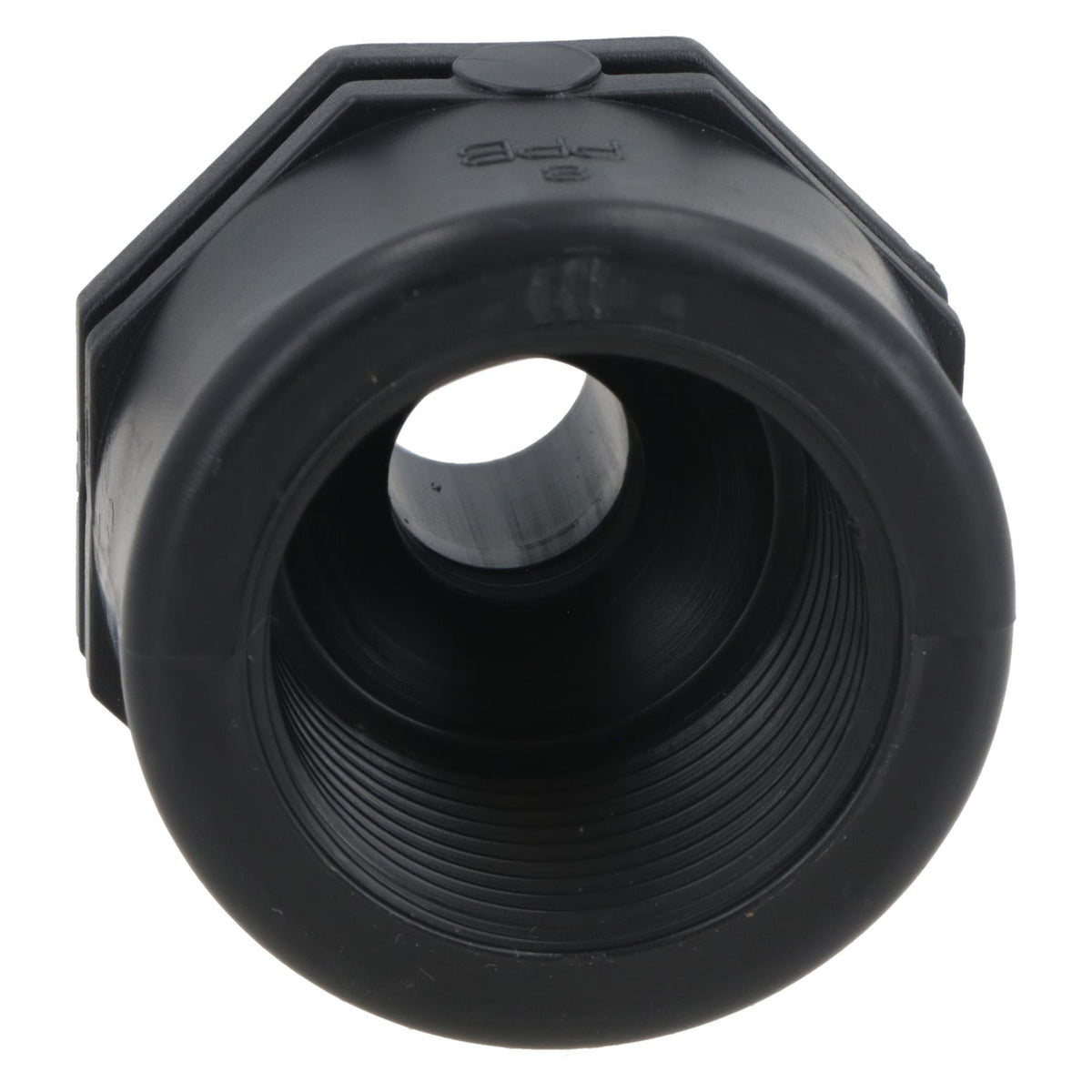 Polypropylene PP Threaded Reducing Socket Female – Male 1in – 1/2in BSP
