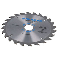 184mm TCT Circular Saw Blades Coarse – Fine 20 24 40 Teeth + Adaptor Rings