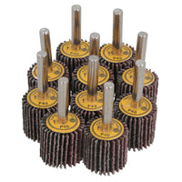 25mm 40 Grit Abrasive Flap Wheel Discs Sanding Rust Removal 6mm Shank