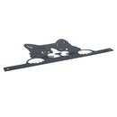 Black Metal Peeking Cat Silhouette with Fixing Plate Garden Ornament Gift