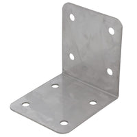 Garden Internal Sleeper Corner Support Bracket 90° 85mm Stainless Steel