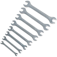Double Ended Open Metric Spanner Set 6mm - 22mm 8pc 16 Sizes Bergen