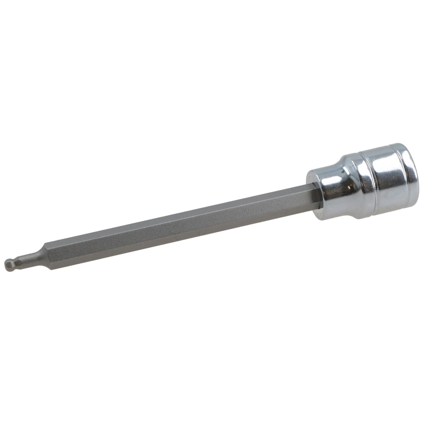Embout de clé Allen à six pans creux à tête sphérique longue de 3 mm 3/8 po, portée profonde de 85 mm, Cr-V