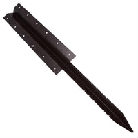 Garden Triple Sleeper Straight Support Spike Stake Powder Coated 930mm