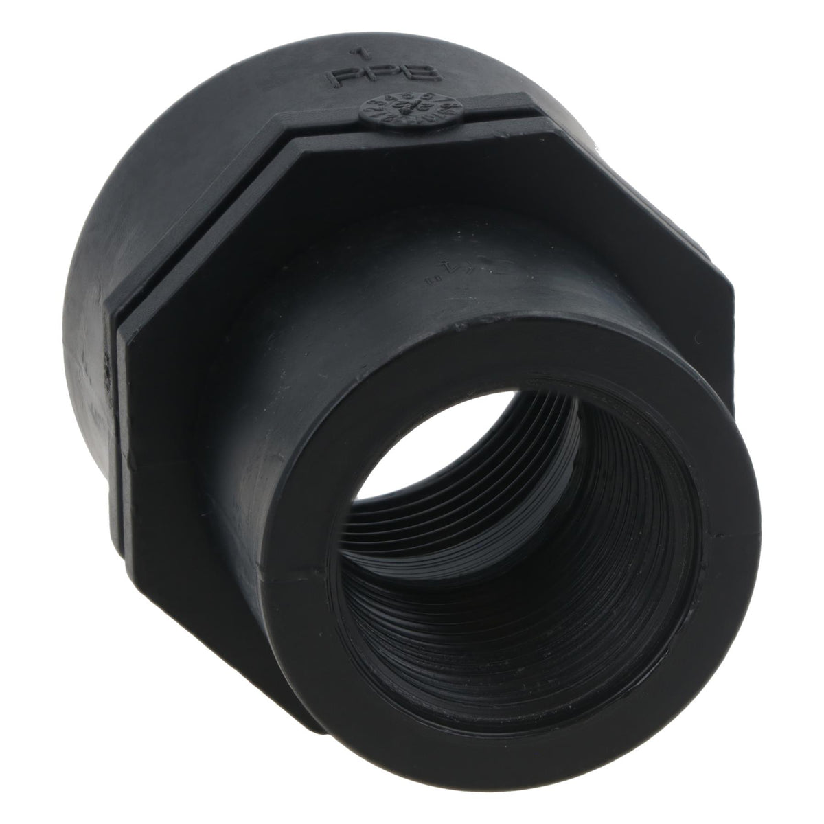 Polypropylene PP Female Threaded Pipe Reducing Socket 1in – 3/4in BSP