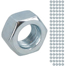M10 x 1.5mm Hex Full Nut Fastener Hexagonal Metric Nuts Grade 8 Zinc Plated