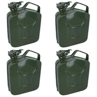 20 LTR Metal Fuel Jerry Can Holder Storage for Petrol Diesel Oil Container 4pc