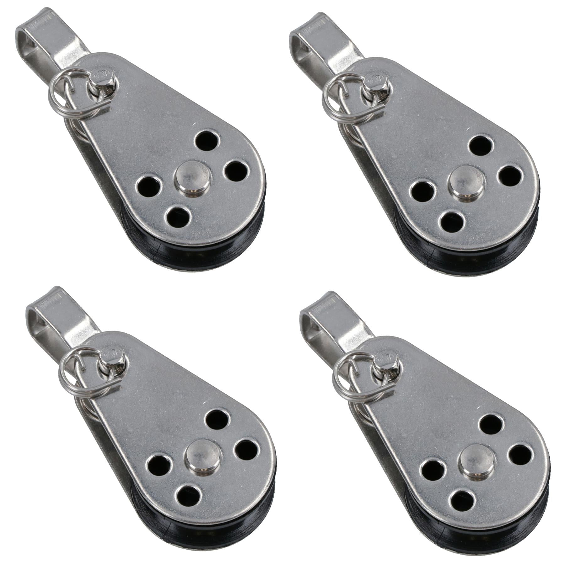 Pulley Block with Removable Pin and Bracket 26mm Diameter Stainless Steel