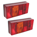 Large Rear Trailer Combination Lamp / Light PAIR TR050