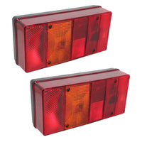 Large Rear Trailer Combination Lamp / Light PAIR TR050
