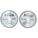 250mm x 30mm TCT Tungsten carbide Tipped Circular Saw Blades 40 + 60 Teeth