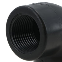 Polypropylene PP 3/4in BSP Female x Female Threaded 90° Elbow Connector