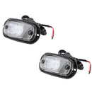 Feu de gabarit avant à LED blanc/transparent/lampe remorque caravane PAIRE 12v 24v TR122