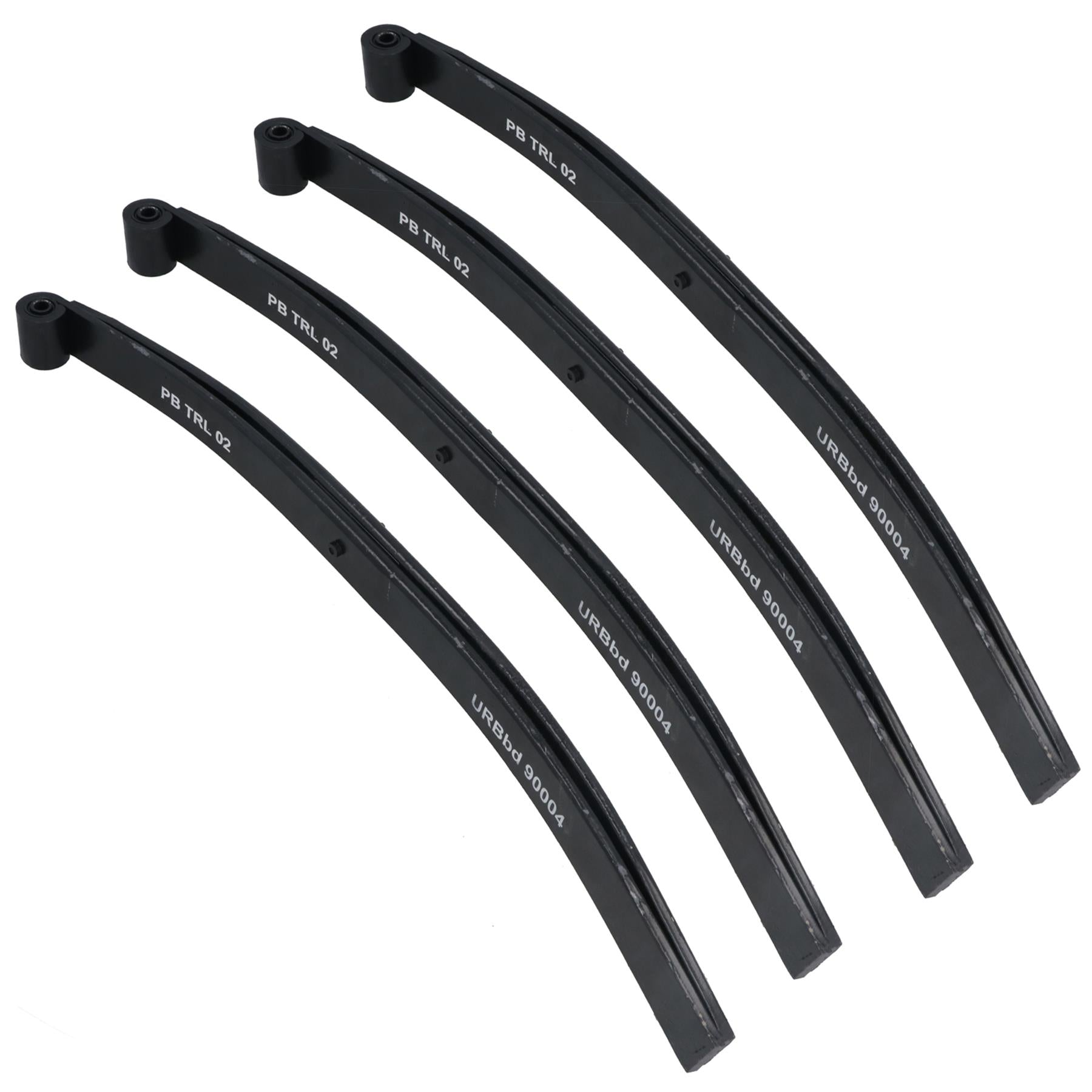 4 Ifor Williams Style Twin Double Parabolic Trailer Leaf Springs and Bush C90004