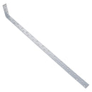 Horizontal Heavy Duty Restraint Strap 800mm Length 100mm Bend Galvanised