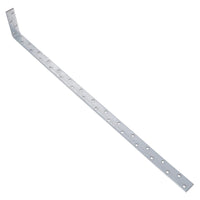 Horizontal Heavy Duty Restraint Strap 800mm Length 100mm Bend Galvanised