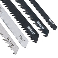 T Shank Fitting Jigsaw Cutting Blades Set For Plastic Wood Metal HCS Blade