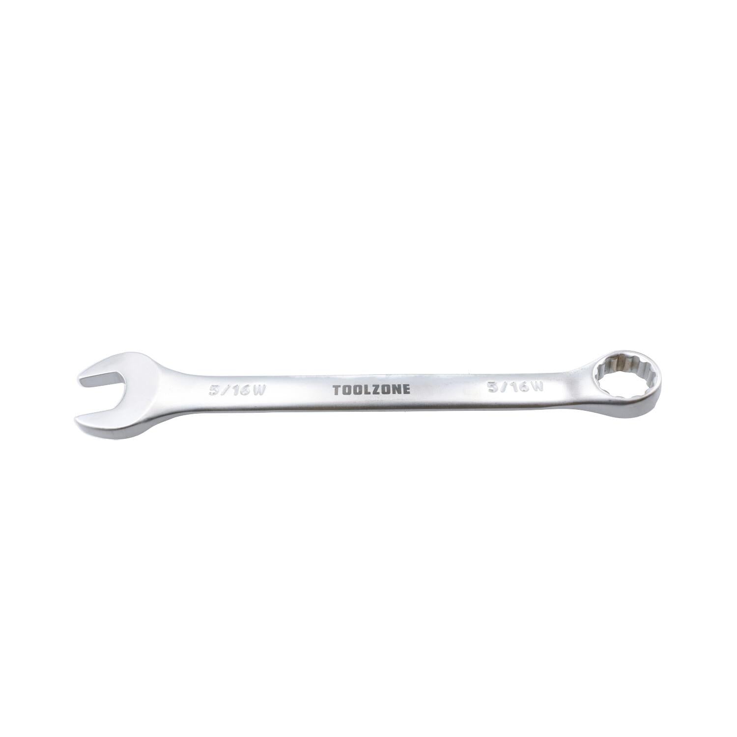 5/16" Whitworth Combination Spanner Chrome Vanadium Steel 190mm Wrench