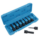 1/2in Drive Deep Spline Triple Square Sockets Impact Impacted 4 – 16mm 9pc