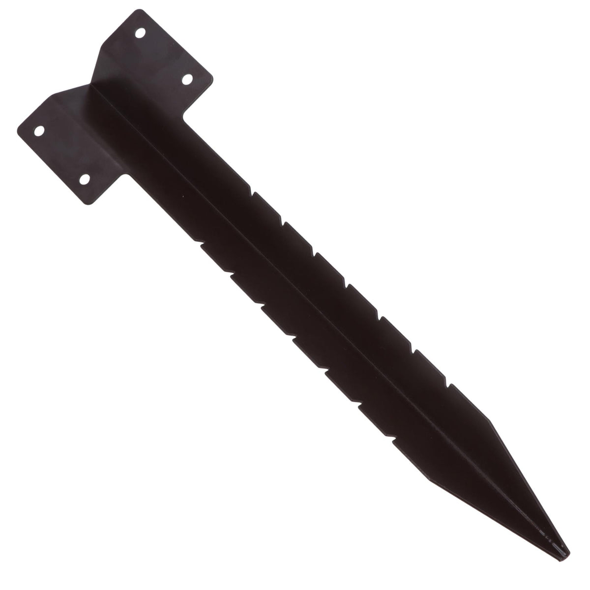 Garden Single Sleeper Straight Support Spike Stake Powder Coated 440mm