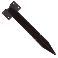Garden Single Sleeper Straight Support Spike Stake Powder Coated 440mm