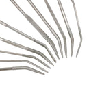 Angled Diamond Needle File Set For Jewellery Making Craft Work 140mm 10pc