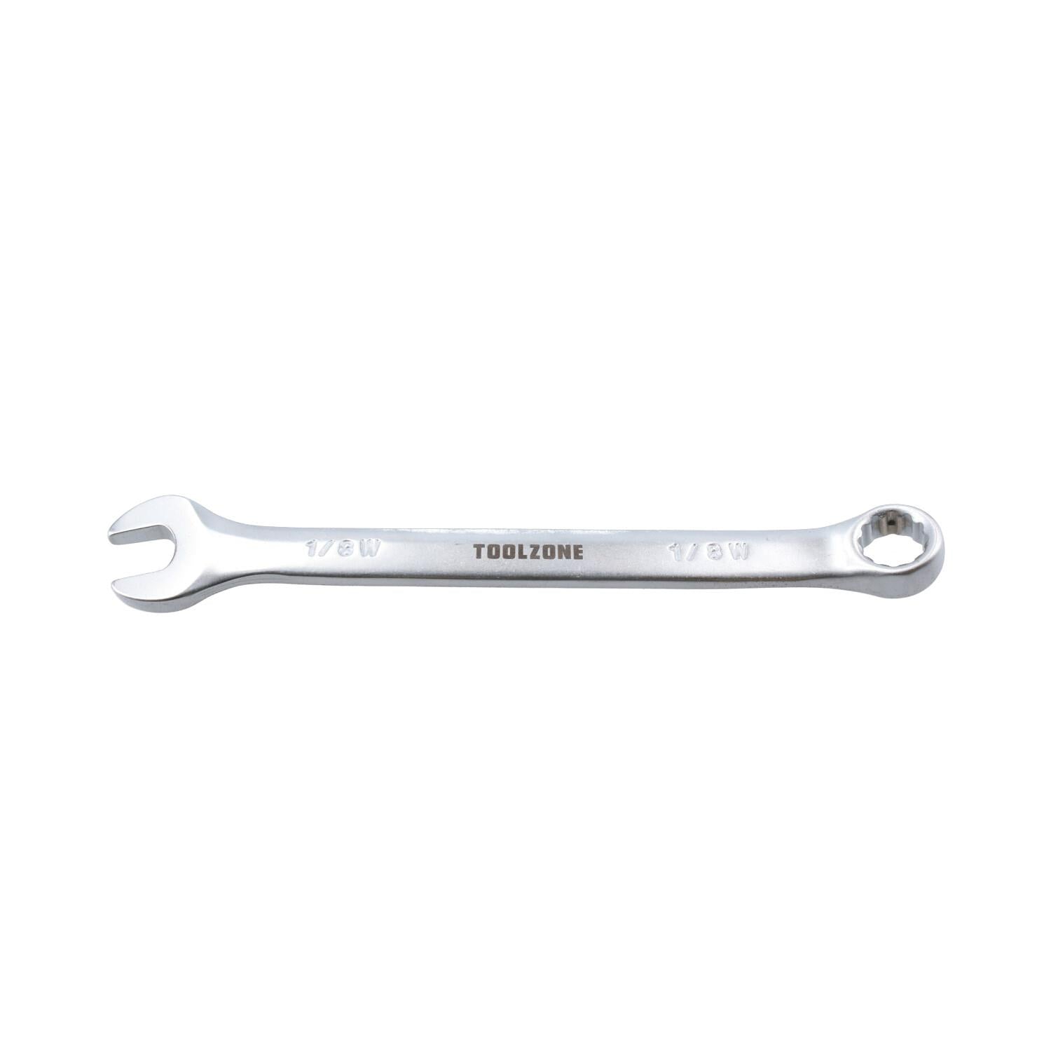 1/8" Whitworth BSW Combination Spanner Chrome Vanadium Steel 130mm Wrench