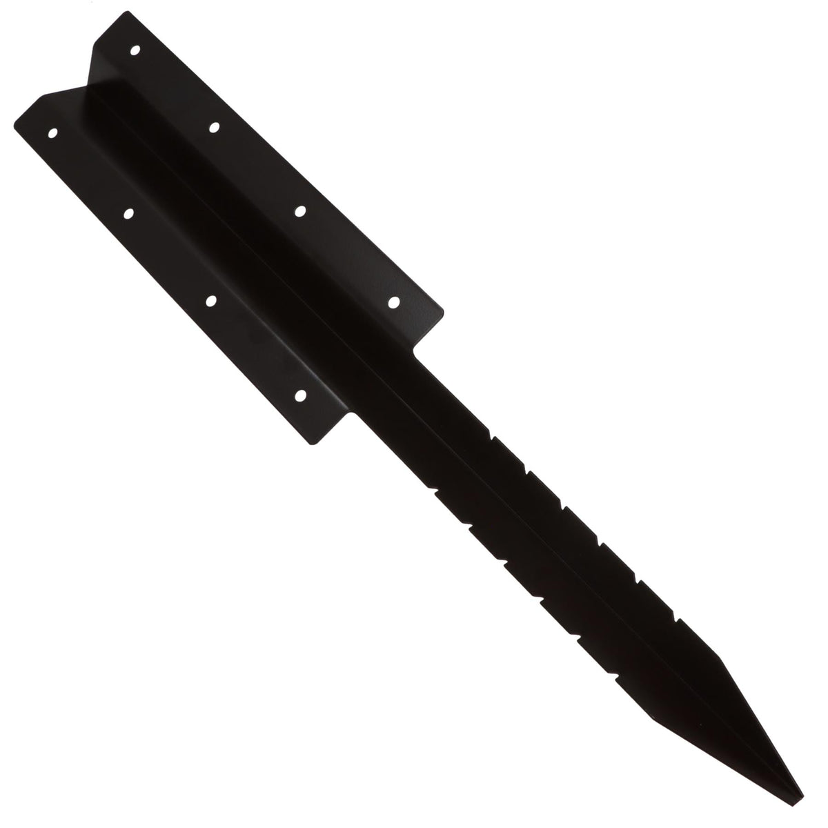 Garden Double Sleeper Straight Support Spike Stake Powder Coated 670mm