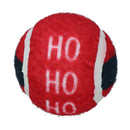 9PK Dog Red Festive Christmas Gift Themed Tennis Balls Ball Mad Xmas Gift