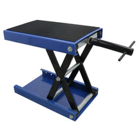 Motorbike Motorcycle Scissor Lift Bench Jack Stand Paddock Hoist 500kg Capacity