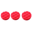 75mm Ultra Soft Final Finishing Mop Sponge for Buffing Polishing Hook + Loop 3pc