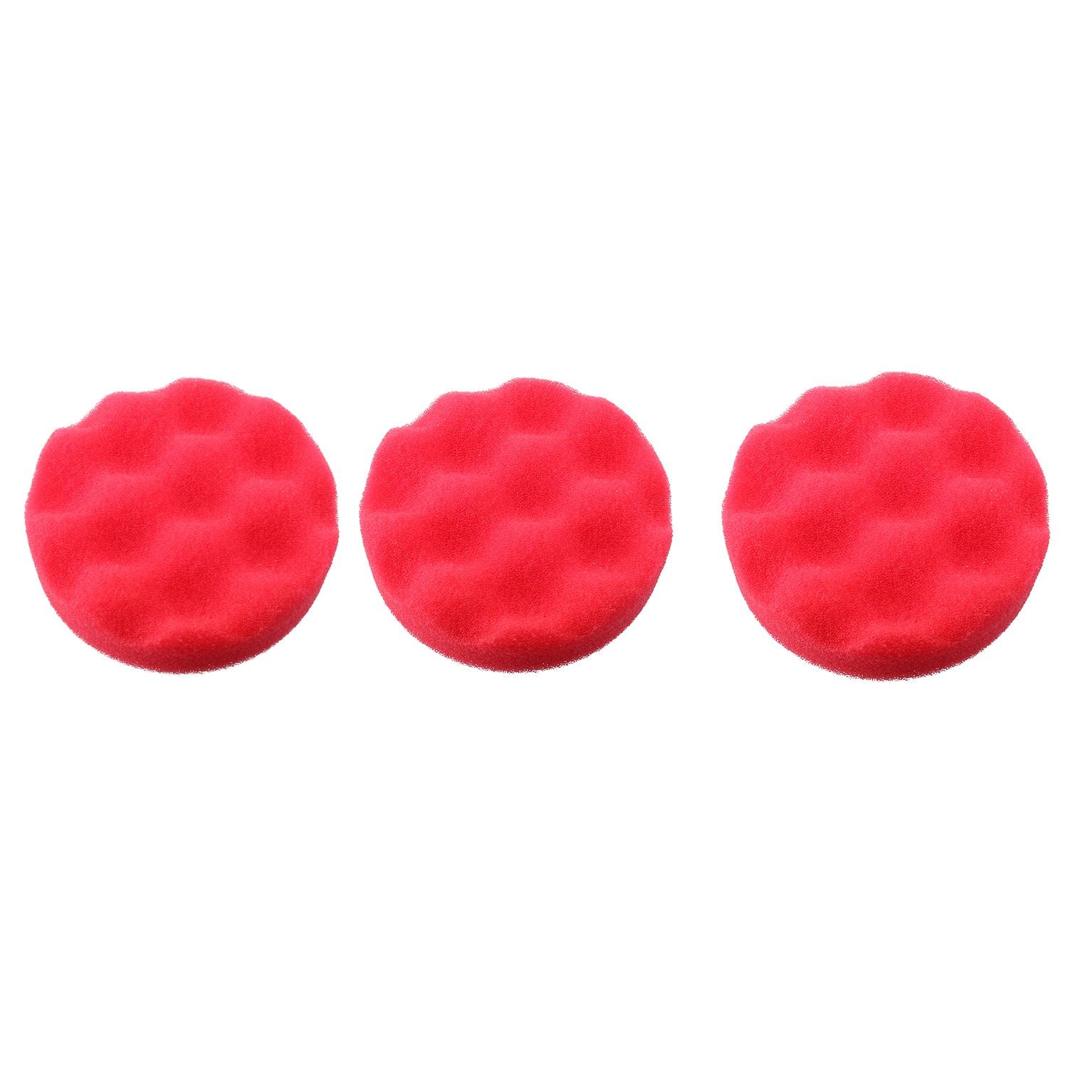 75mm Ultra Soft Final Finishing Mop Sponge for Buffing Polishing Hook + Loop 3pc