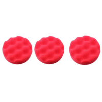 75mm Ultra Soft Final Finishing Mop Sponge for Buffing Polishing Hook + Loop 3pc