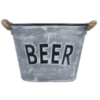 Beer Drinks Bucket Metal Wine Champagne Bottle Ice Cooler Bucket Party Tub