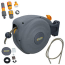 Hozelock Auto Rewind Garden Hose Reel with 10 Metres Hose Watering Wall Mounted