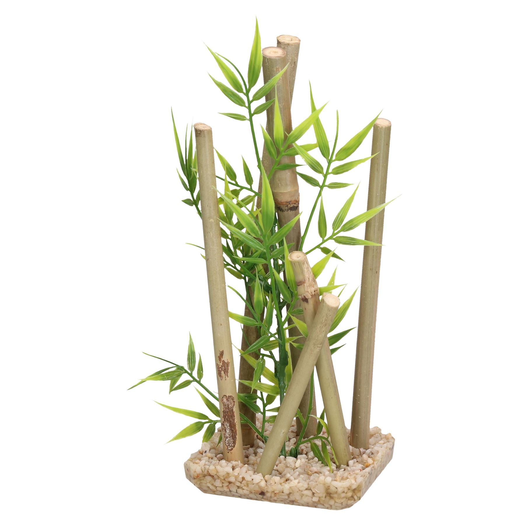 Aquatic Aquarium Decor Bamboo Stick Medium Fish Tank Ornament 9x11x25cm