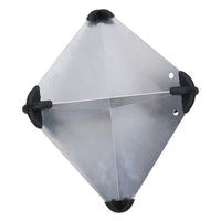 Réflecteur radar octaédrique léger pour bateau yacht 3 m² 215 mm par 280 mm